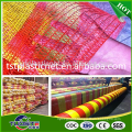 Alert plastic building safety warning net with uv protection